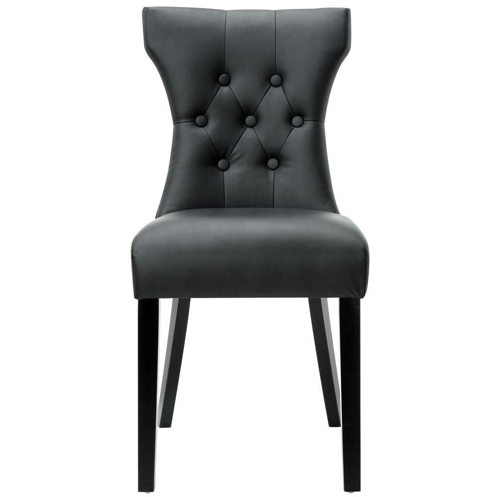 Silhouette Dining Vinyl Side Chair. Picture 1
