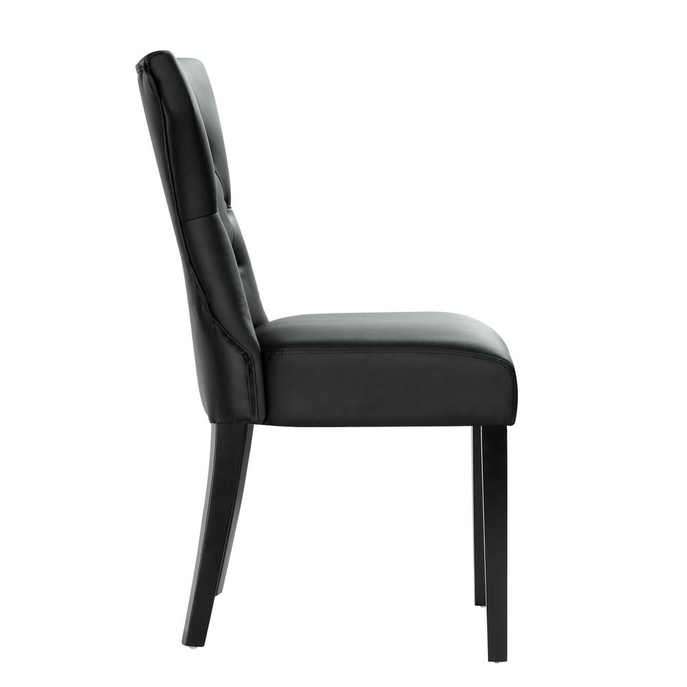 Silhouette Dining Vinyl Side Chair. Picture 2