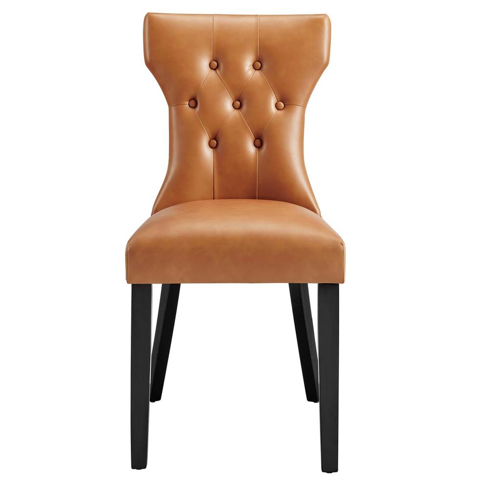 Silhouette Dining Vinyl Side Chair. Picture 5
