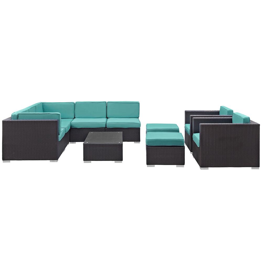 Avia 10 Piece Outdoor Patio Sectional Set. Picture 2