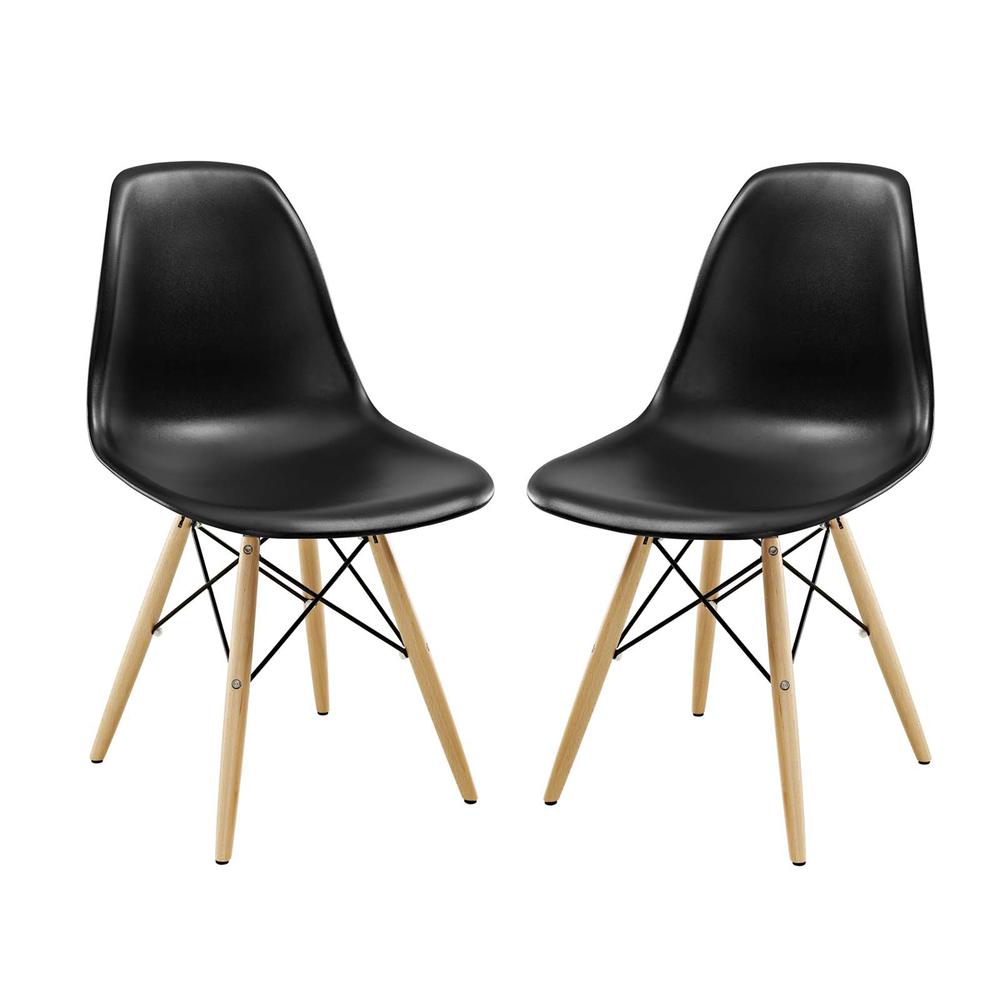 Pyramid Dining Side Chairs Set of 2. Picture 1