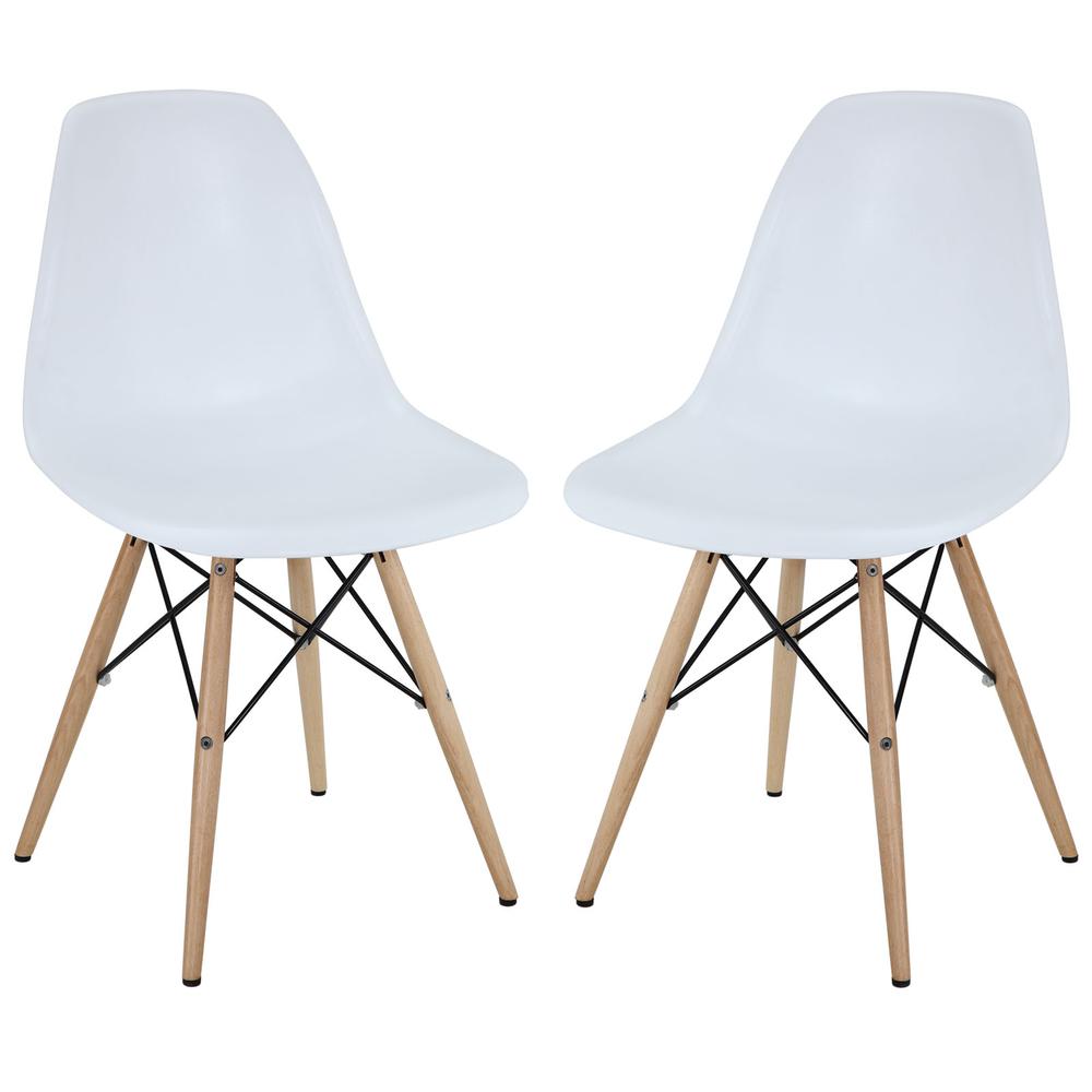 Pyramid Dining Side Chairs Set of 2. Picture 1