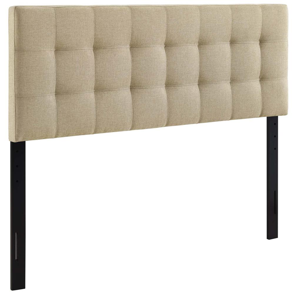 Lily Queen Upholstered Fabric Headboard. Picture 2