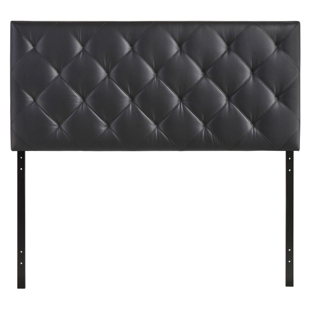 Theodore Queen Upholstered Vinyl Headboard. The main picture.