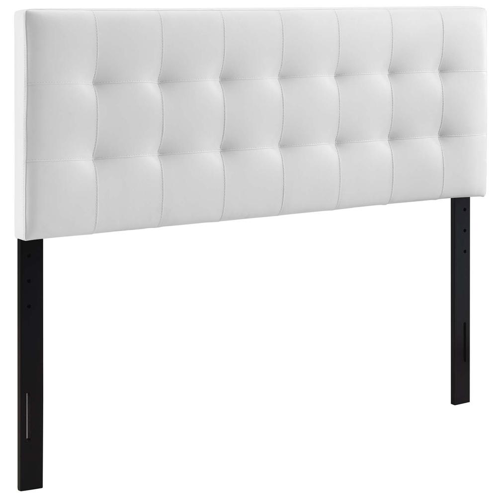 Lily Queen Upholstered Vinyl Headboard. Picture 2