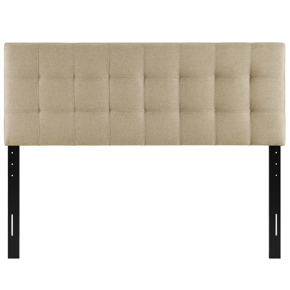 Lily King Upholstered Fabric Headboard. Picture 3