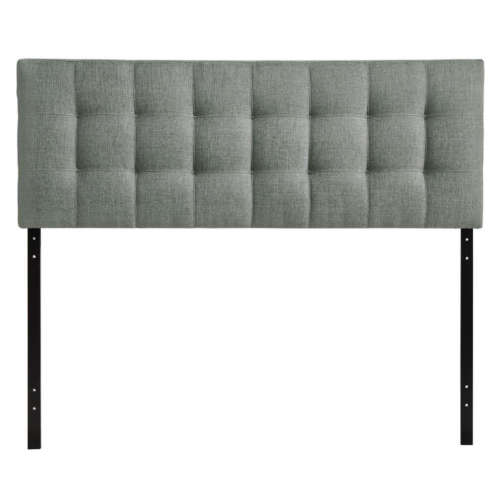 Lily King Upholstered Fabric Headboard. Picture 1