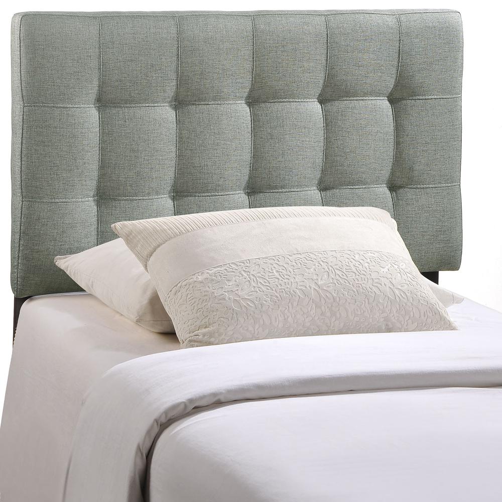 Lily Twin Upholstered Fabric Headboard. Picture 1