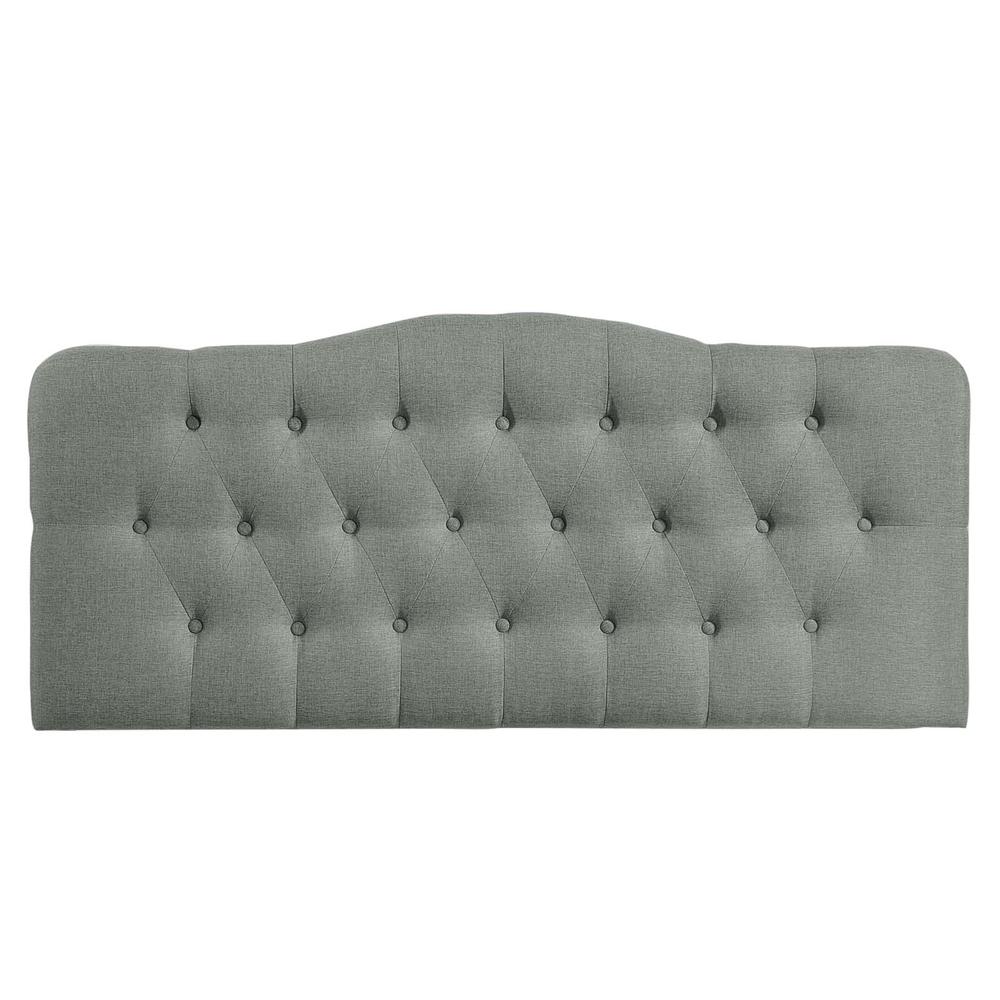Annabel Full Upholstered Fabric Headboard. Picture 5