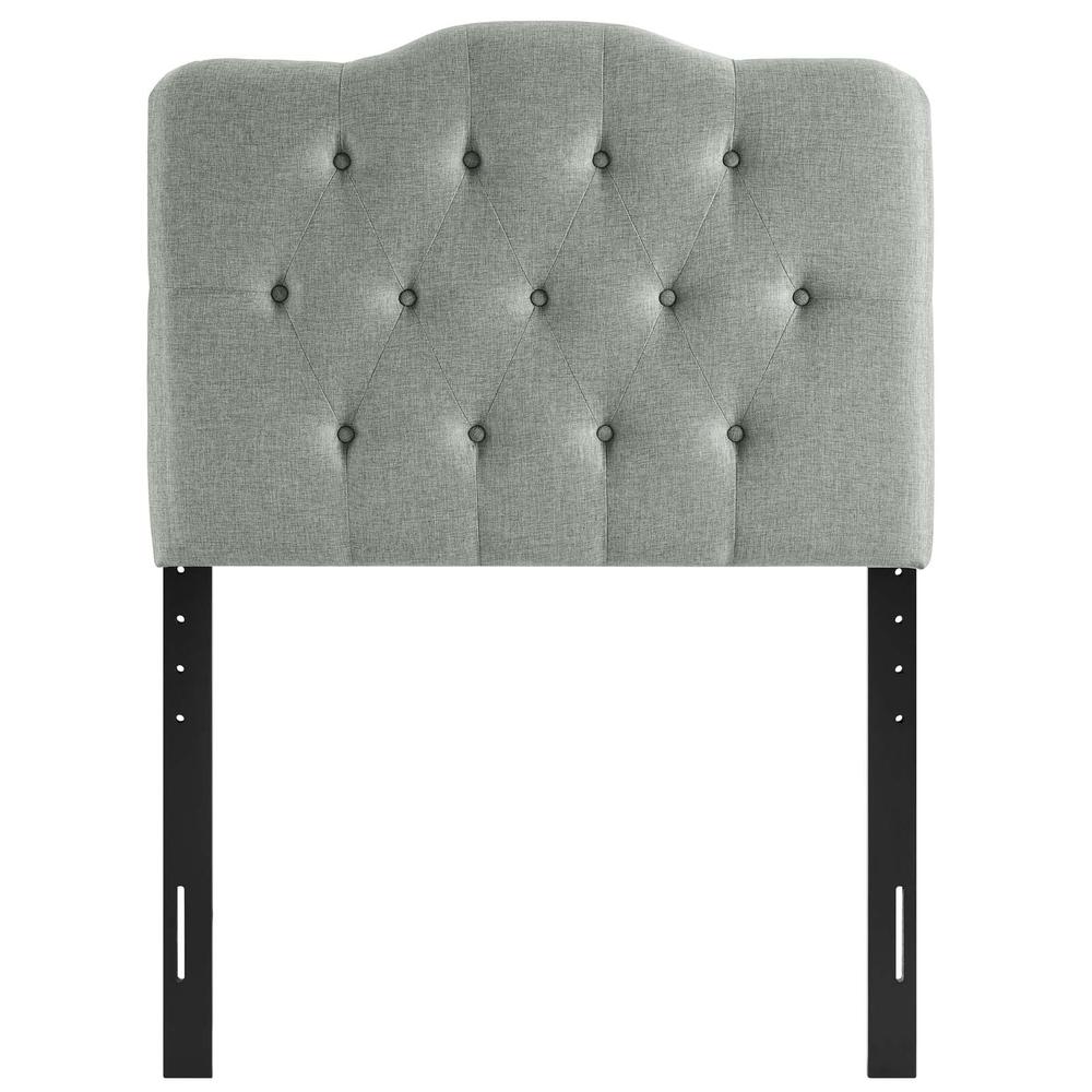 Annabel Twin Upholstered Fabric Headboard. Picture 4
