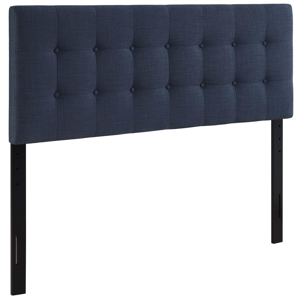 Emily Queen Upholstered Fabric Headboard. Picture 1