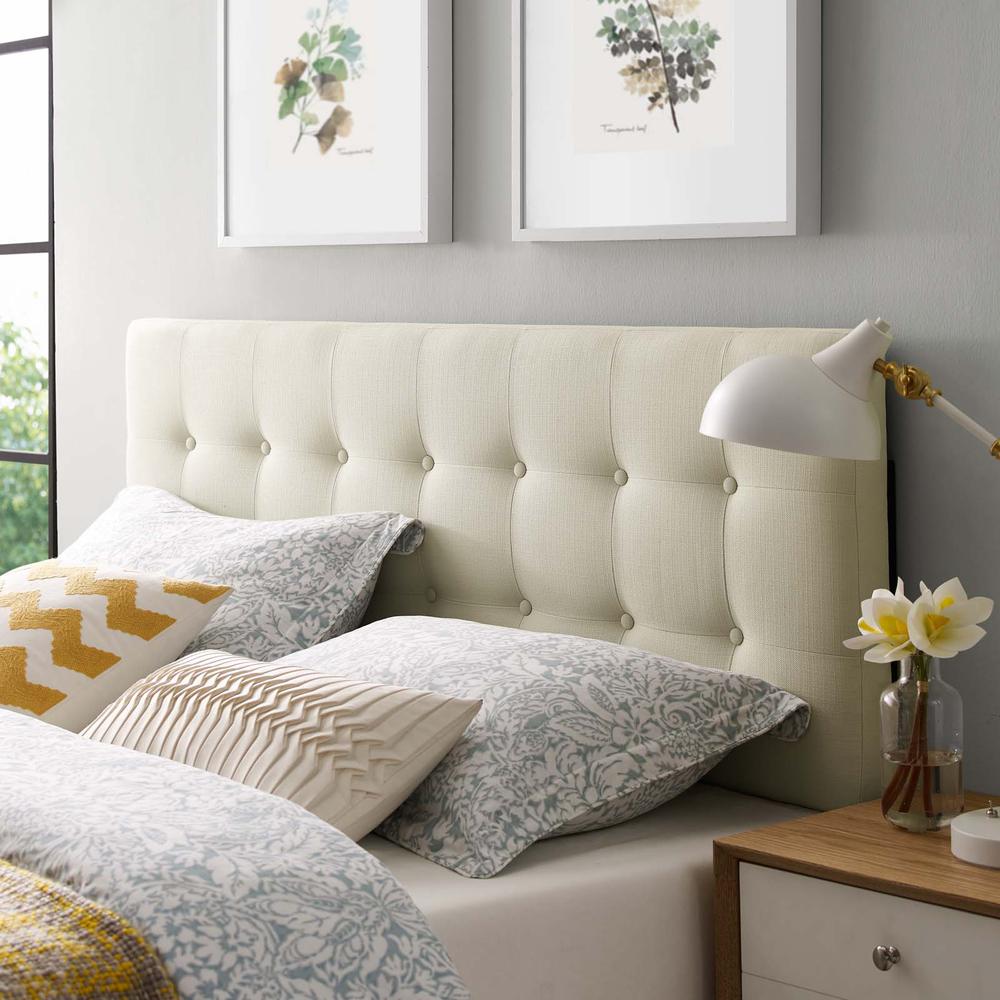 Emily King Upholstered Fabric Headboard. Picture 6