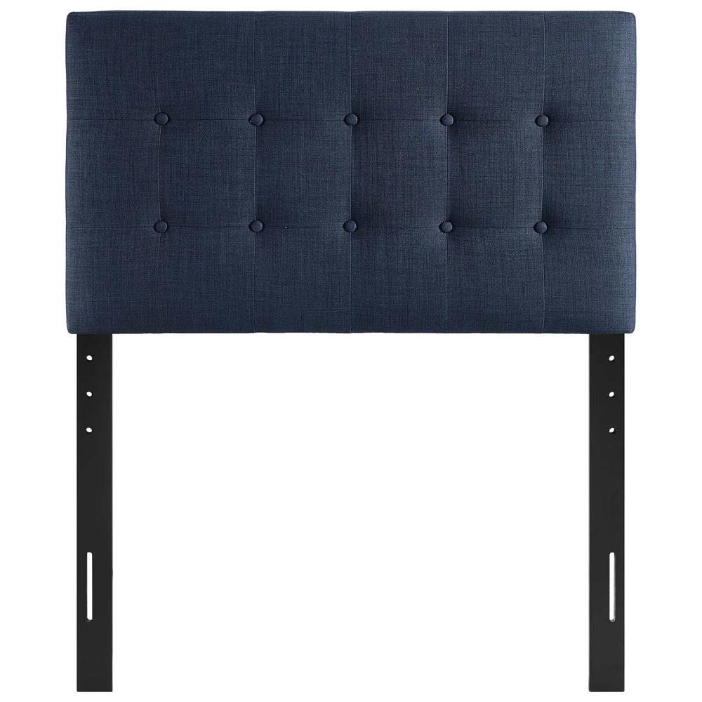 Emily Twin Upholstered Fabric Headboard. Picture 4