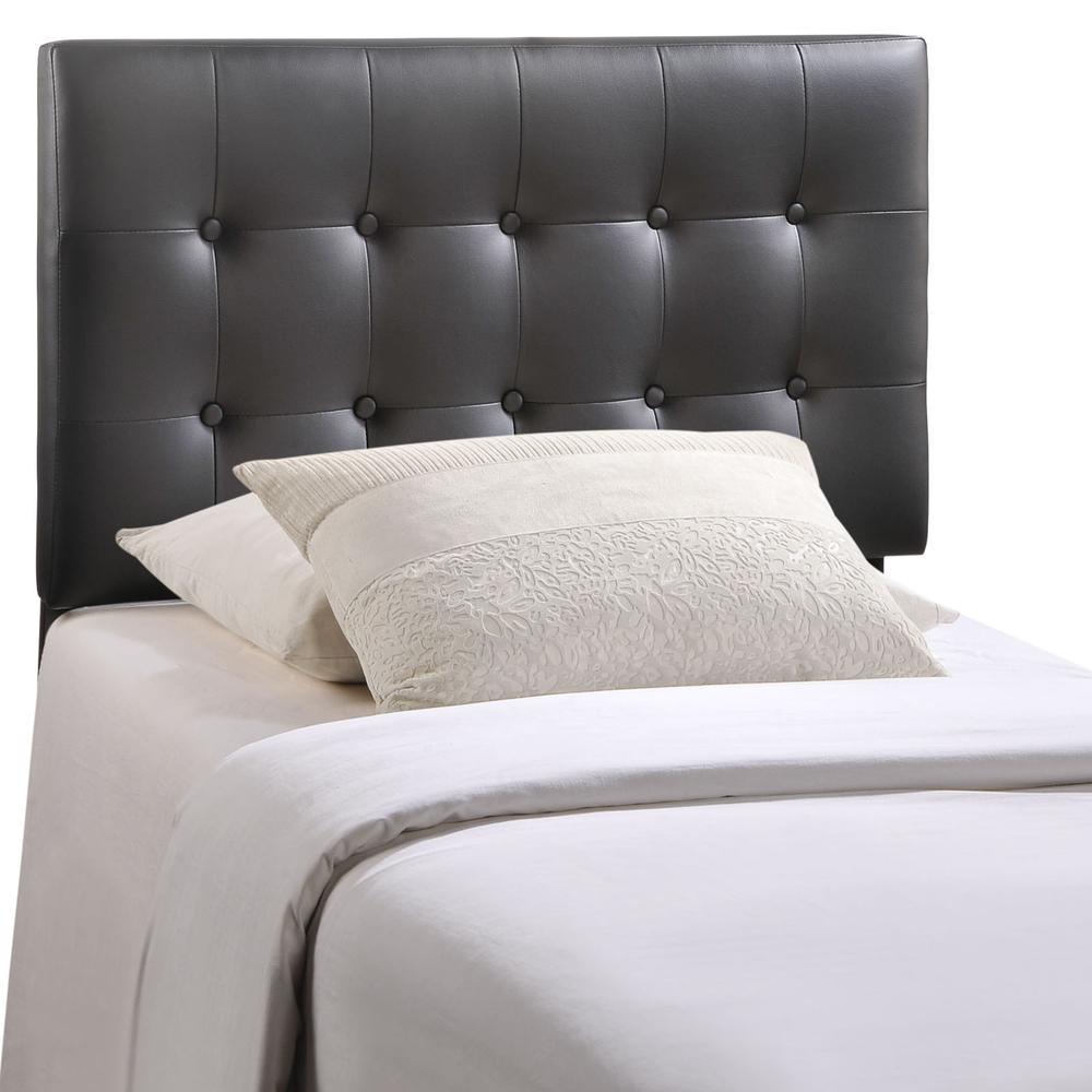 Emily Twin Upholstered Vinyl Headboard. Picture 1