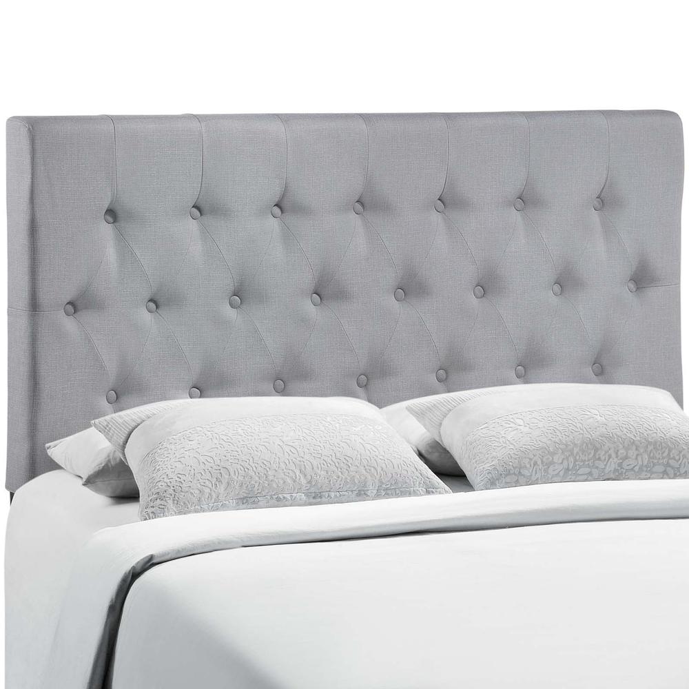 Clique King Upholstered Fabric Headboard. Picture 1