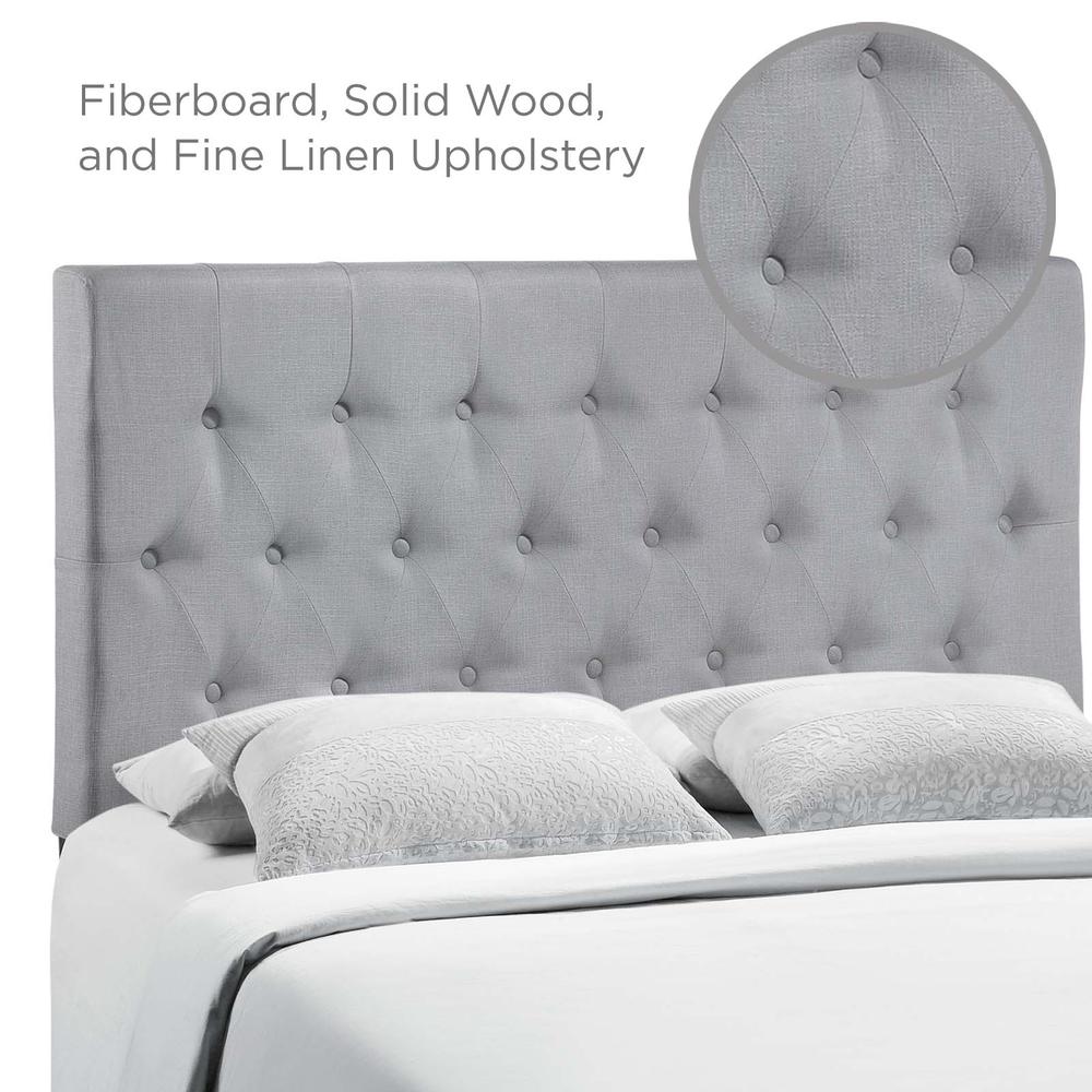 Clique King Upholstered Fabric Headboard. Picture 6