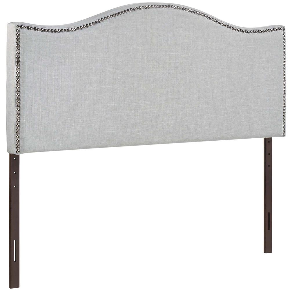 Curl King Nailhead Upholstered Headboard. Picture 2