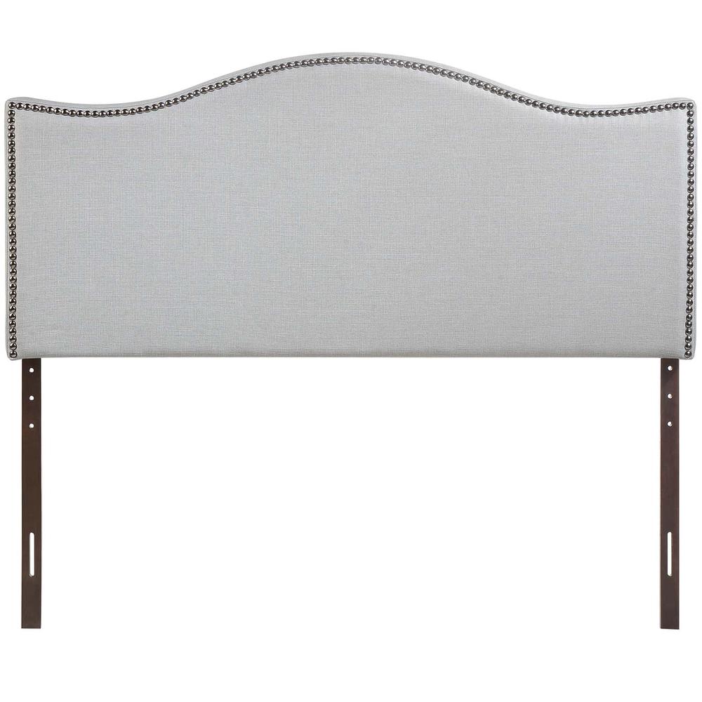 Curl King Nailhead Upholstered Headboard. Picture 4