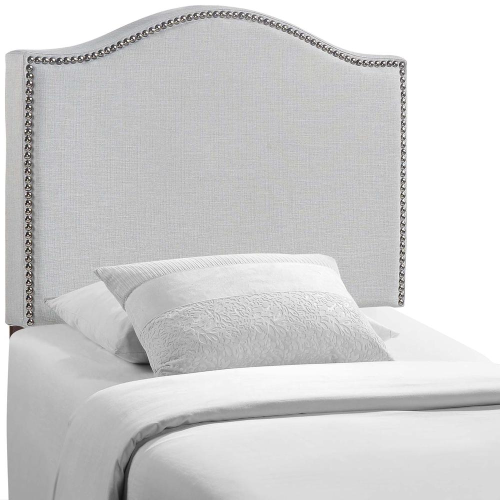 Curl Twin Nailhead Upholstered Headboard. Picture 2
