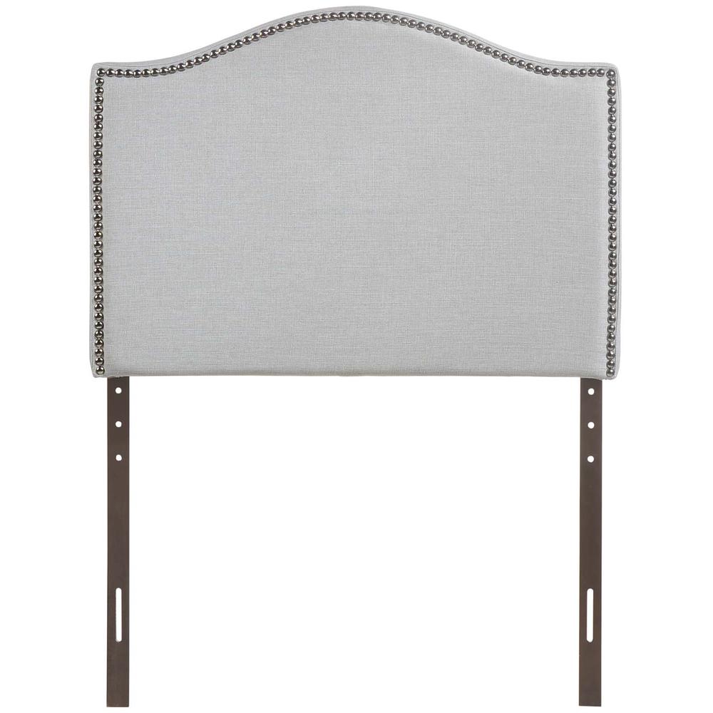 Curl Twin Nailhead Upholstered Headboard. Picture 5
