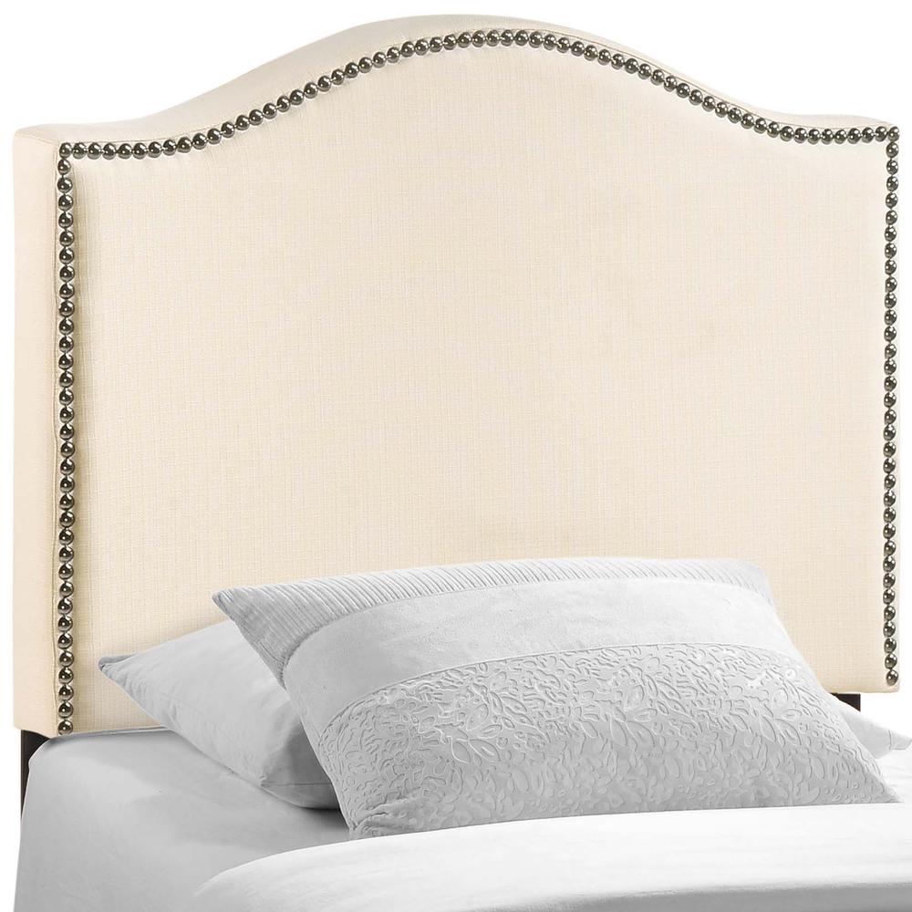 Curl Twin Nailhead Upholstered Headboard. Picture 2