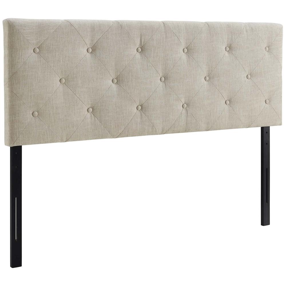 Terisa Queen Upholstered Fabric Headboard. The main picture.