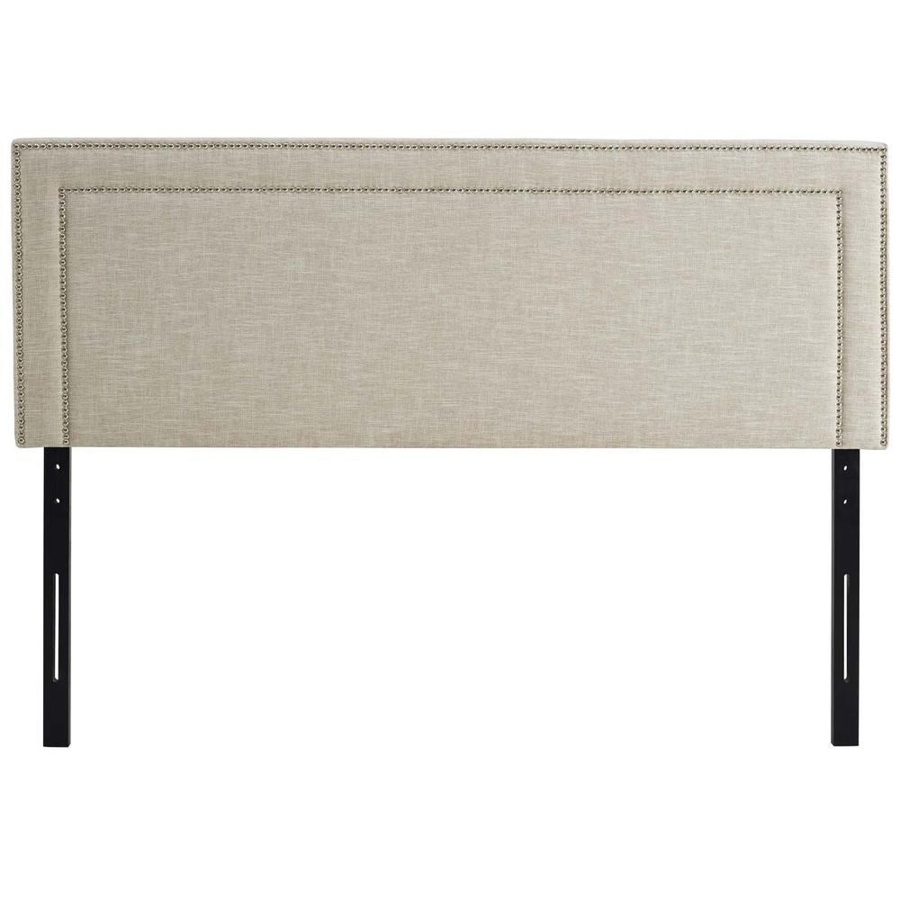 Jessamine Queen Upholstered Fabric Headboard. Picture 4