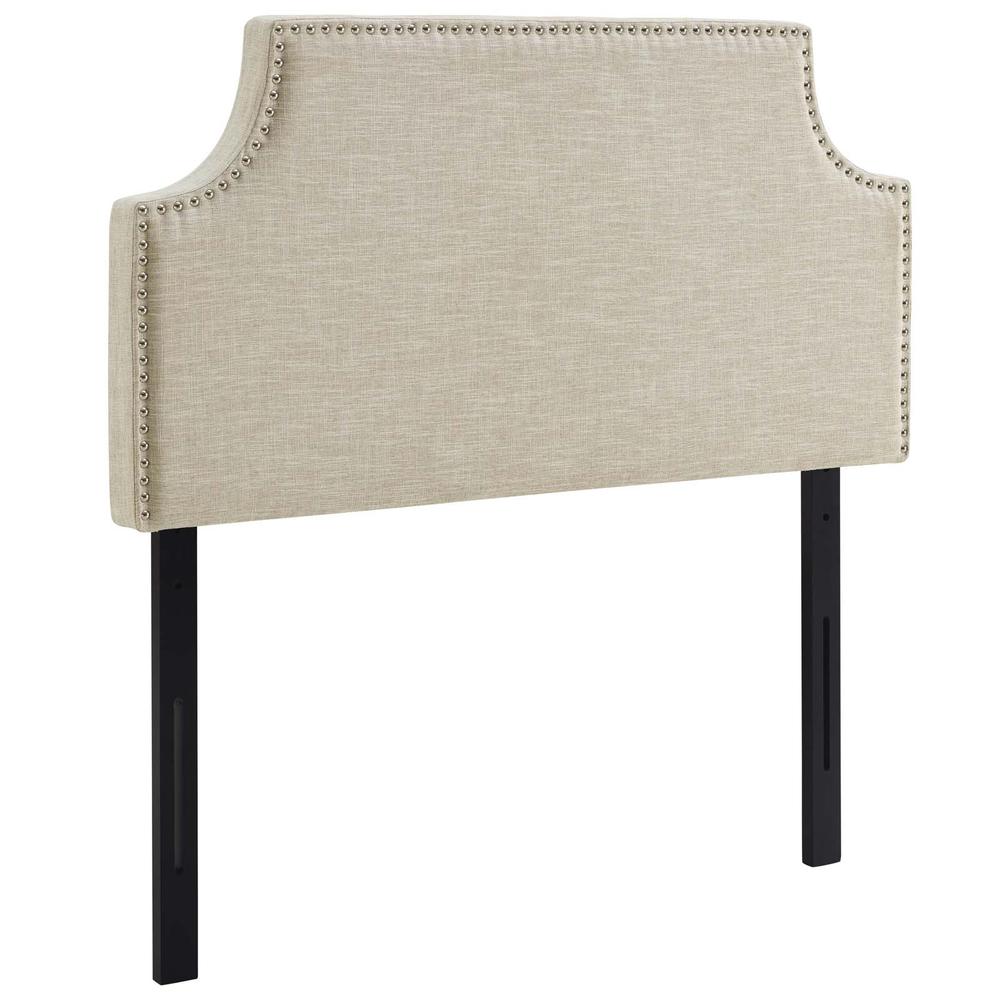 Laura Twin Upholstered Fabric Headboard. The main picture.