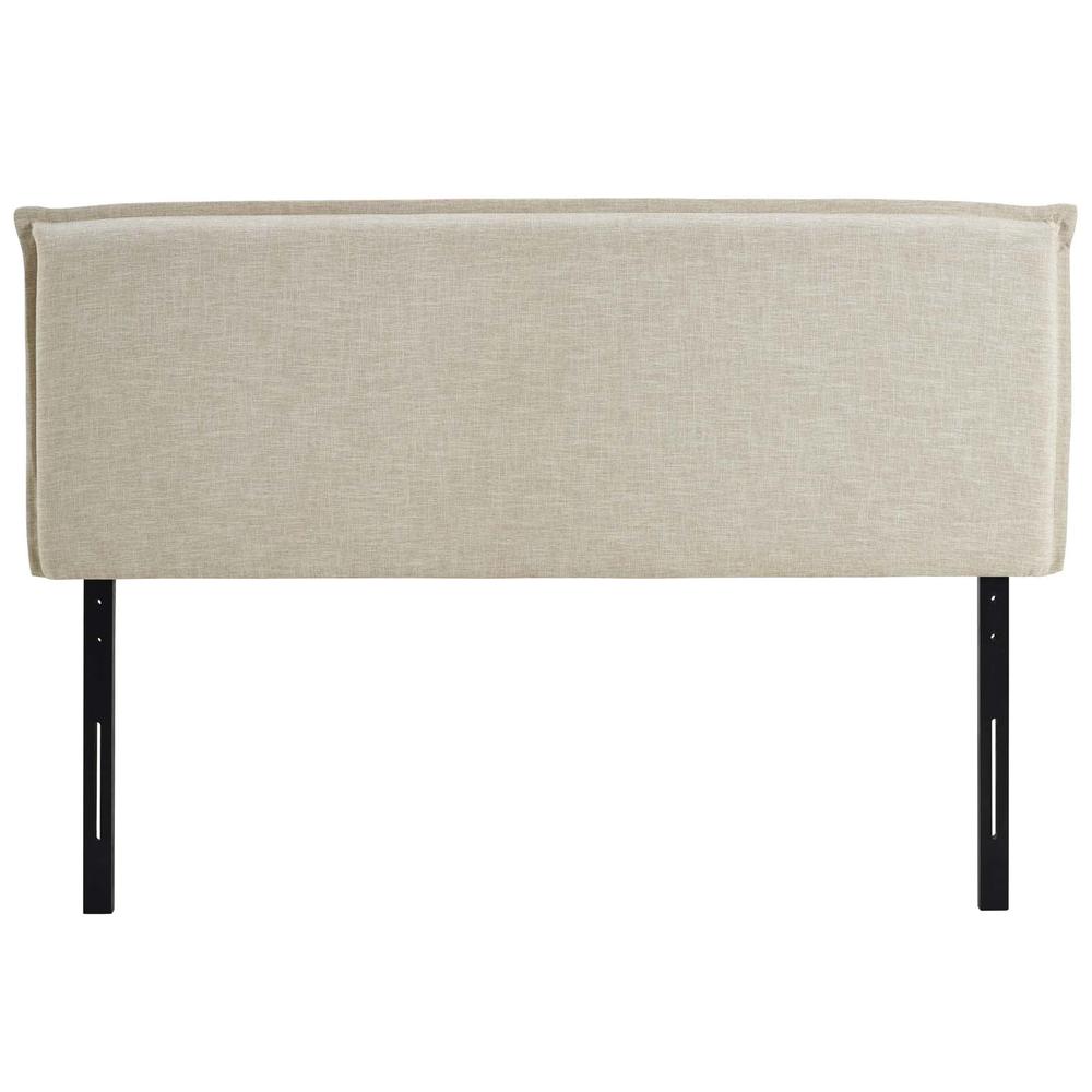 Camille Queen Upholstered Fabric Headboard. Picture 4