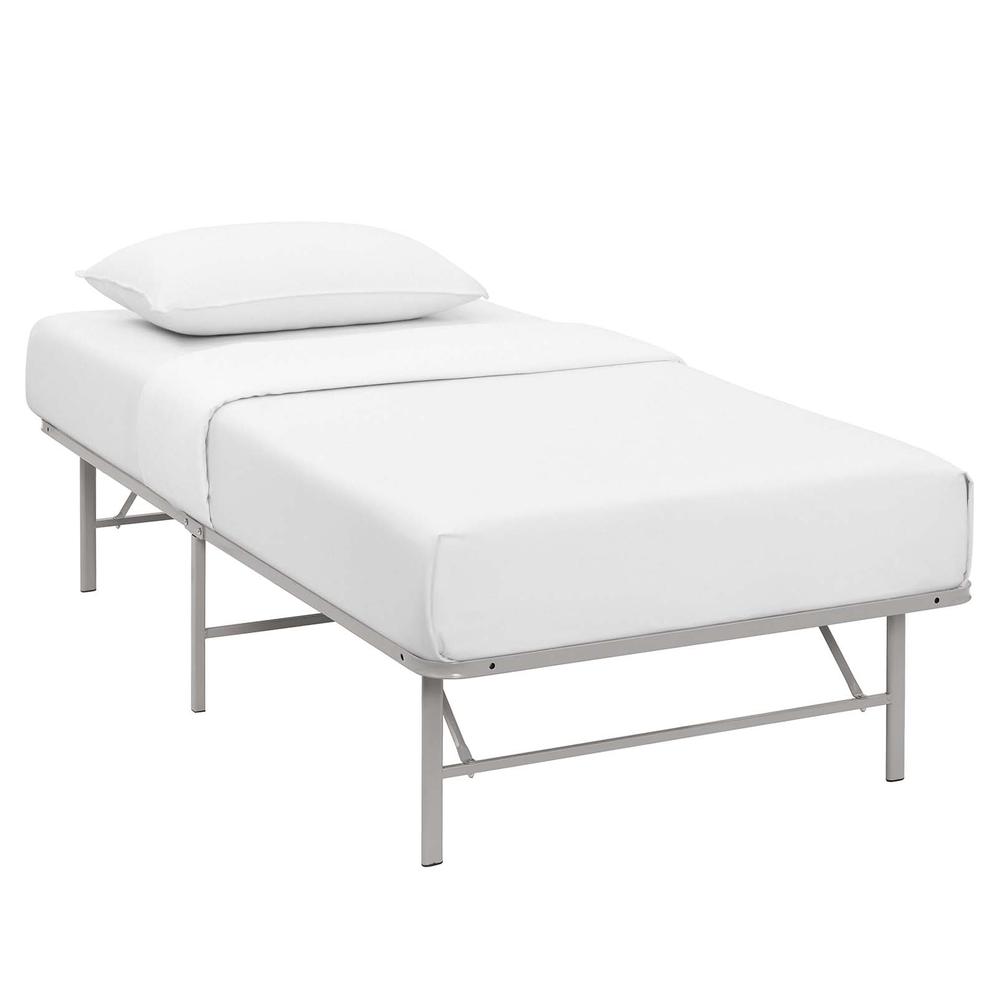 Horizon Twin Stainless Steel Bed Frame. Picture 1