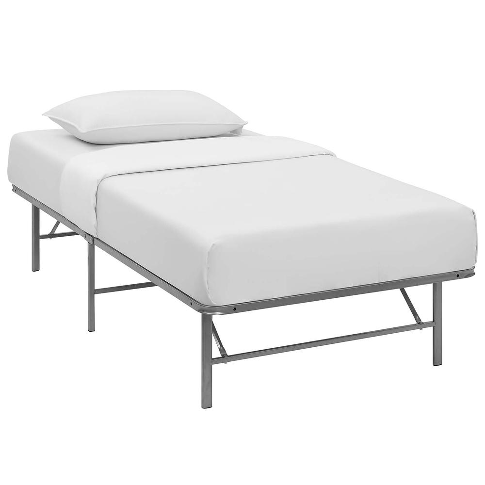 Horizon Twin Stainless Steel Bed Frame. Picture 1