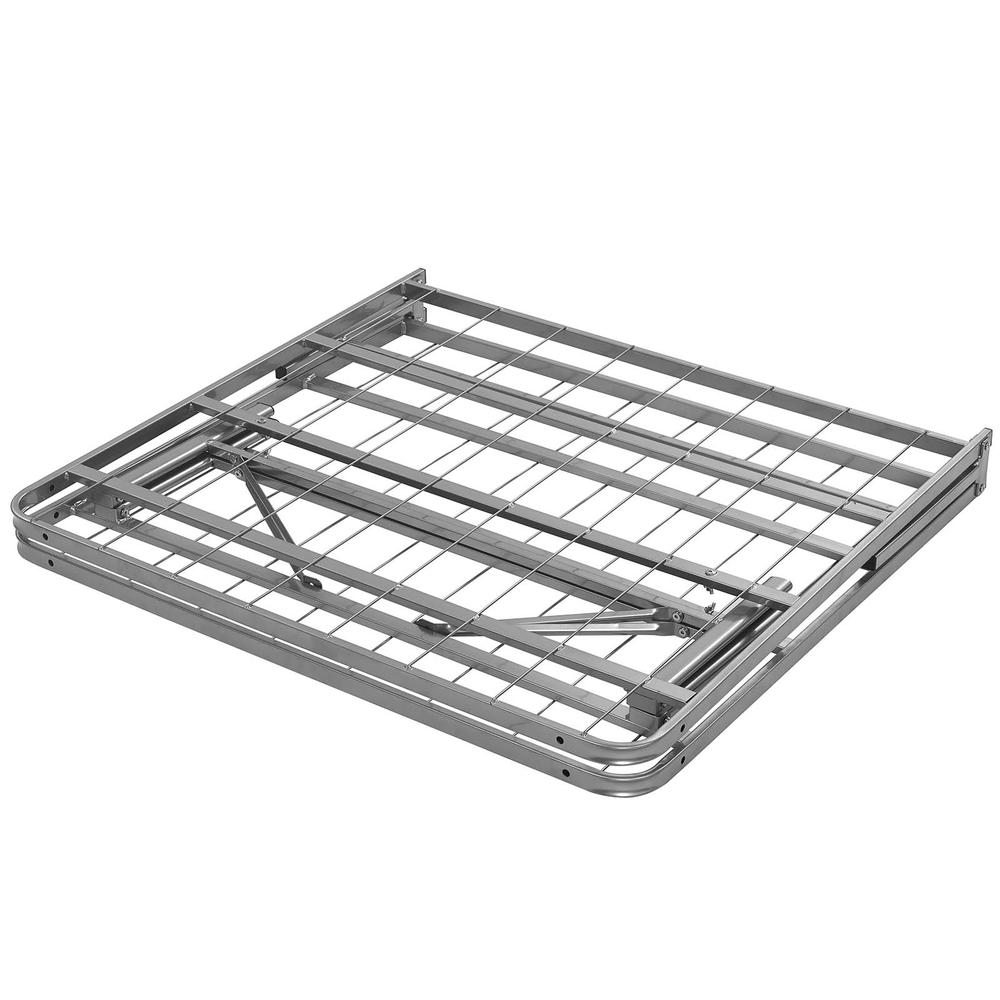Horizon Twin Stainless Steel Bed Frame. Picture 7