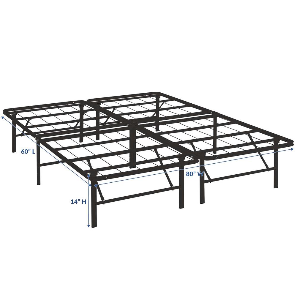 Horizon Queen Stainless Steel Bed Frame. Picture 3