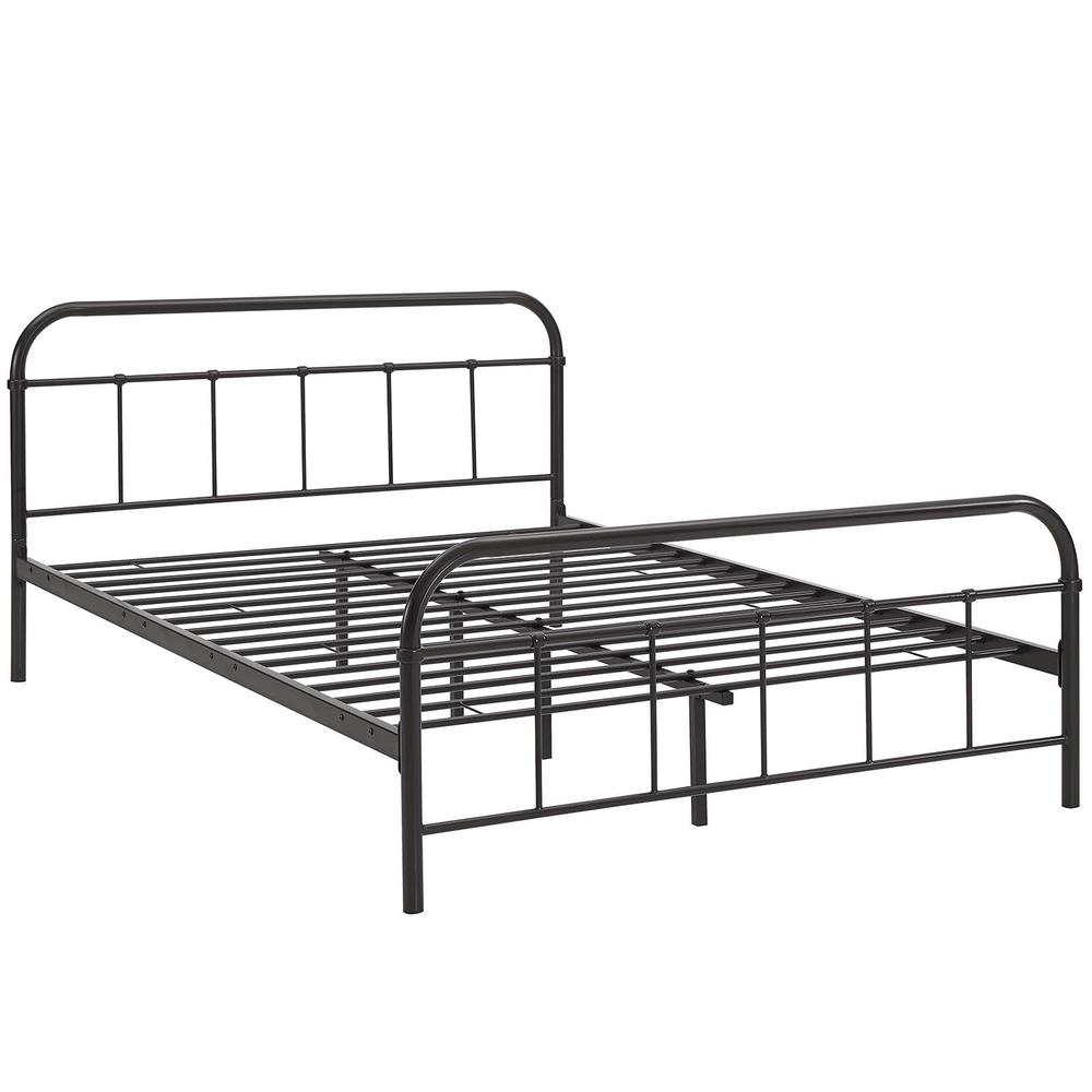 Maisie Queen Stainless Steel Bed Frame. Picture 2