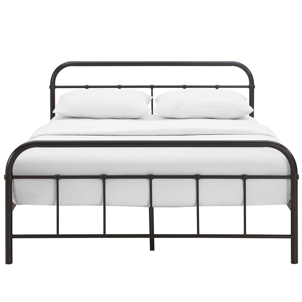 Maisie Queen Stainless Steel Bed Frame. Picture 4