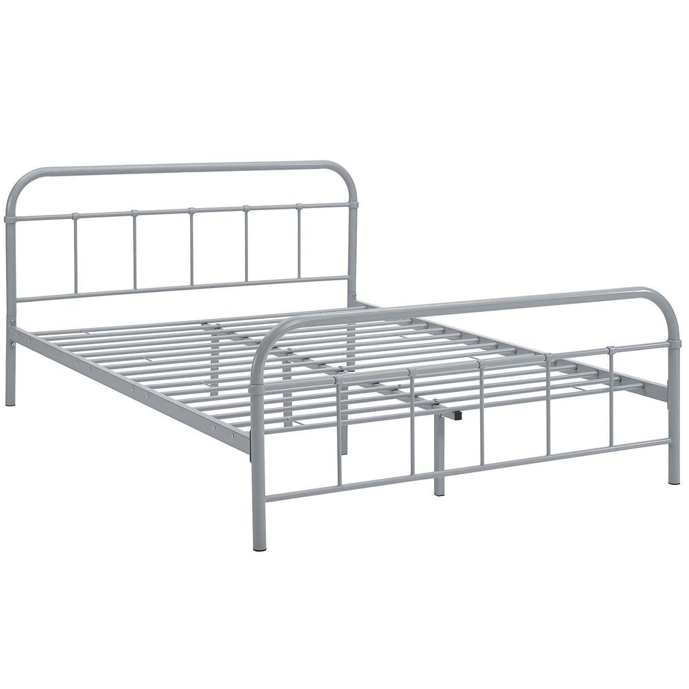 Maisie Queen Stainless Steel Bed Frame. Picture 3