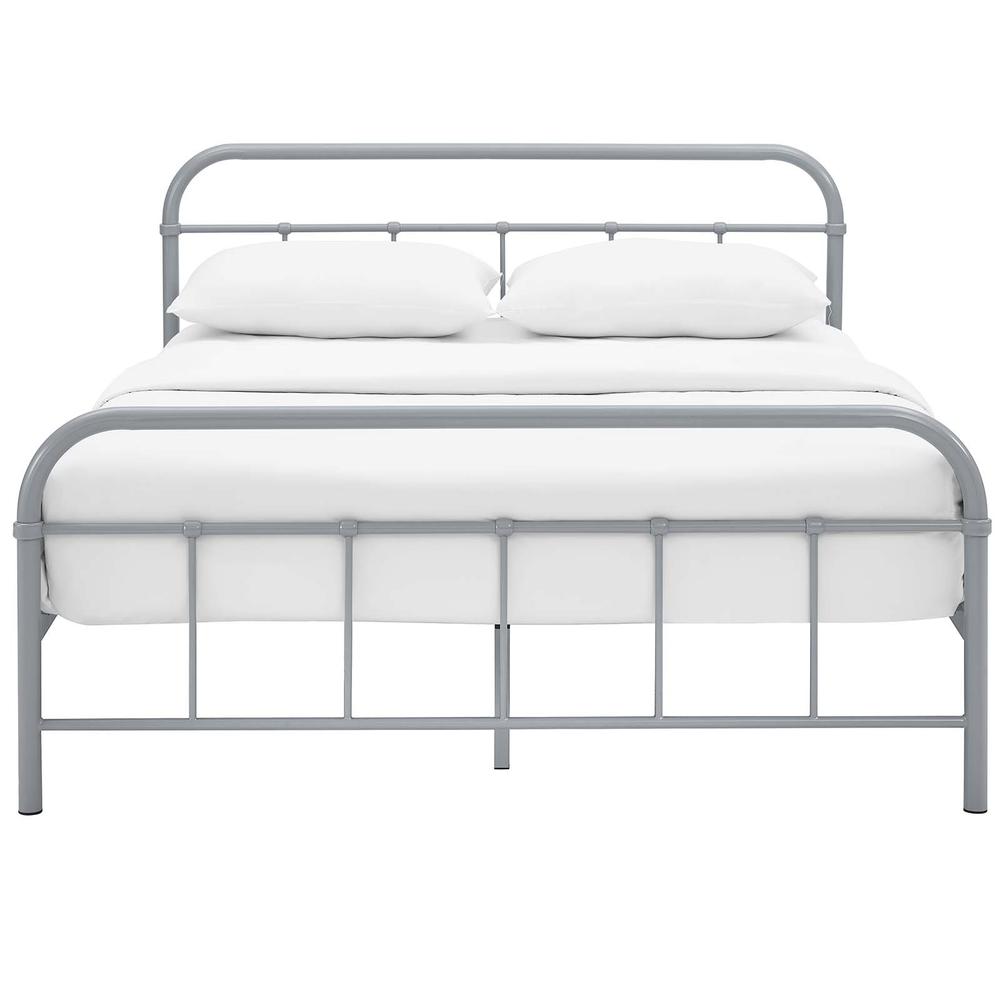 Maisie Queen Stainless Steel Bed Frame. Picture 5