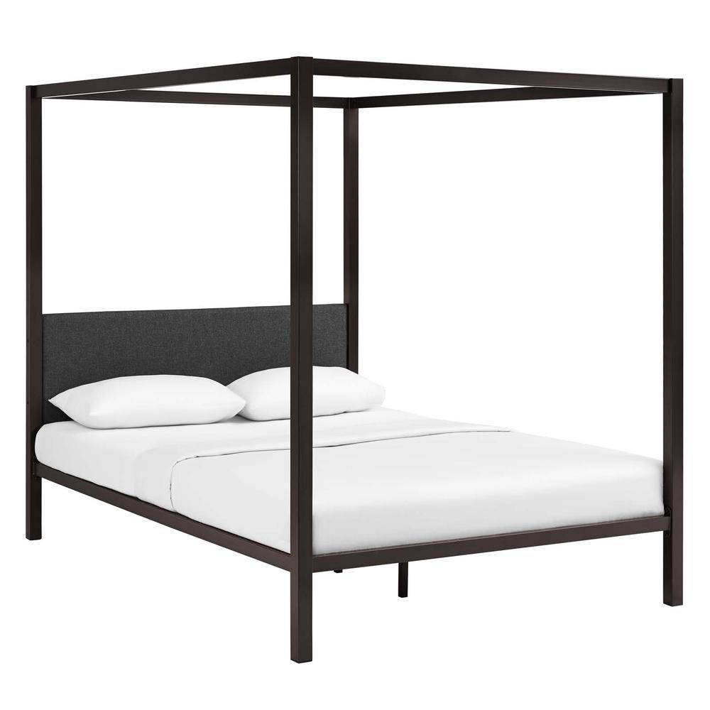 Raina Queen Canopy Bed Frame. Picture 1