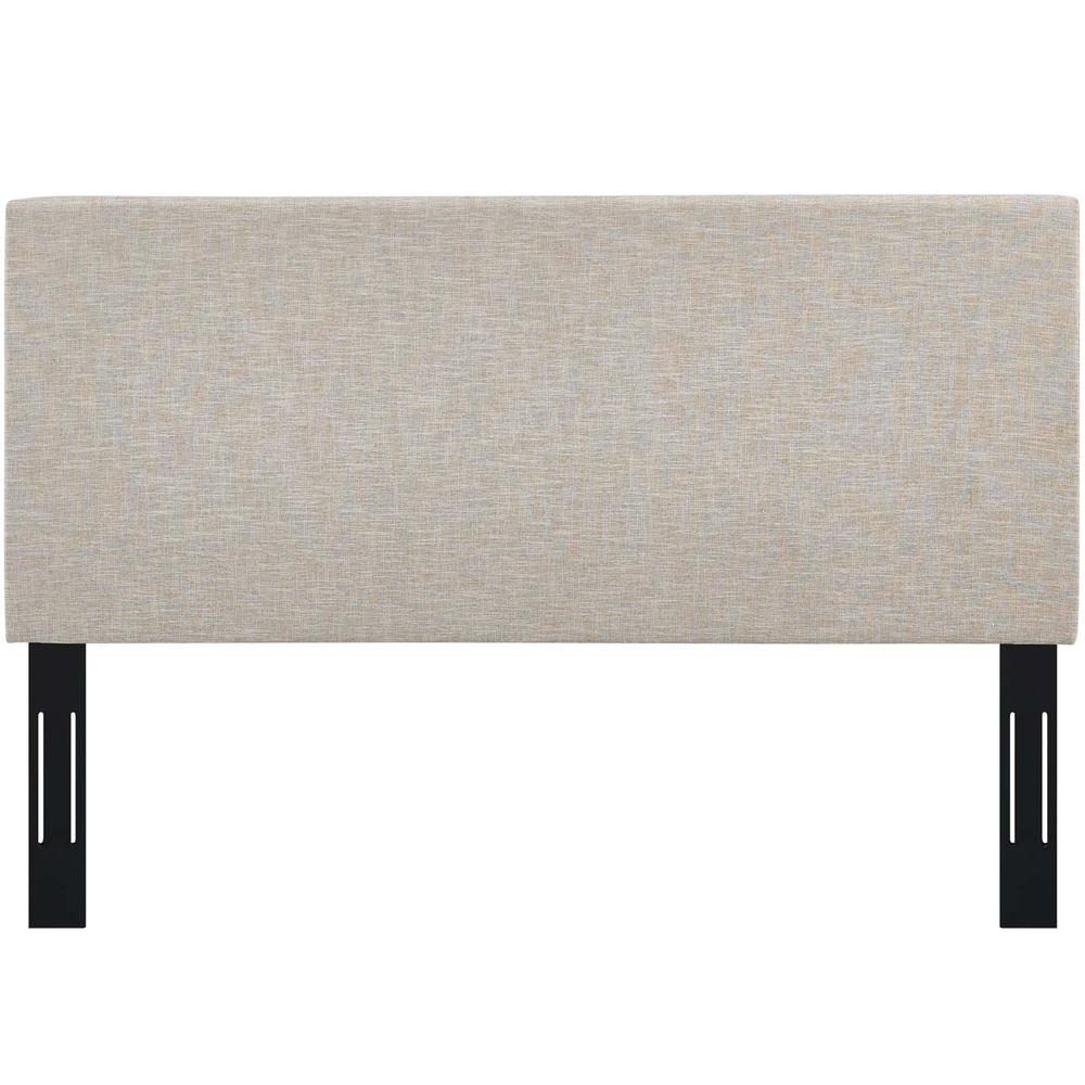 Taylor Full / Queen Upholstered Linen Fabric Headboard - Beige MOD-5880-BEI. Picture 4