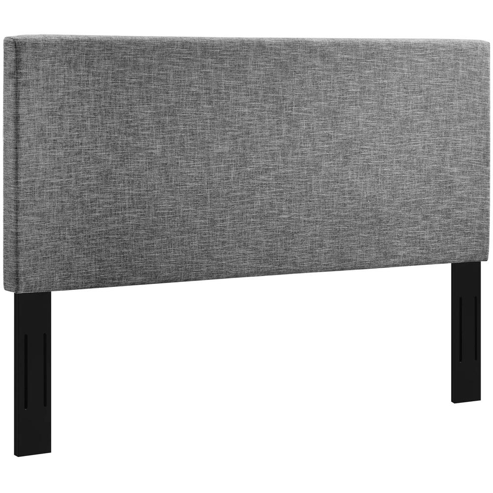 Taylor Full / Queen Upholstered Linen Fabric Headboard. Picture 2
