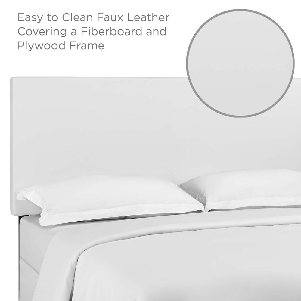Taylor Full / Queen Upholstered Faux Leather Headboard. Picture 5
