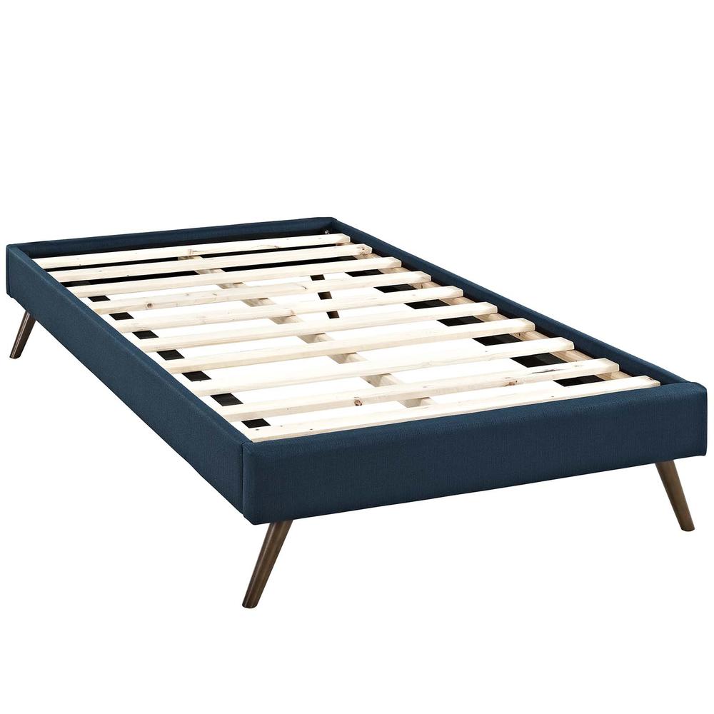 Loryn Twin Bed Frame with Round Splayed Legs. Picture 4