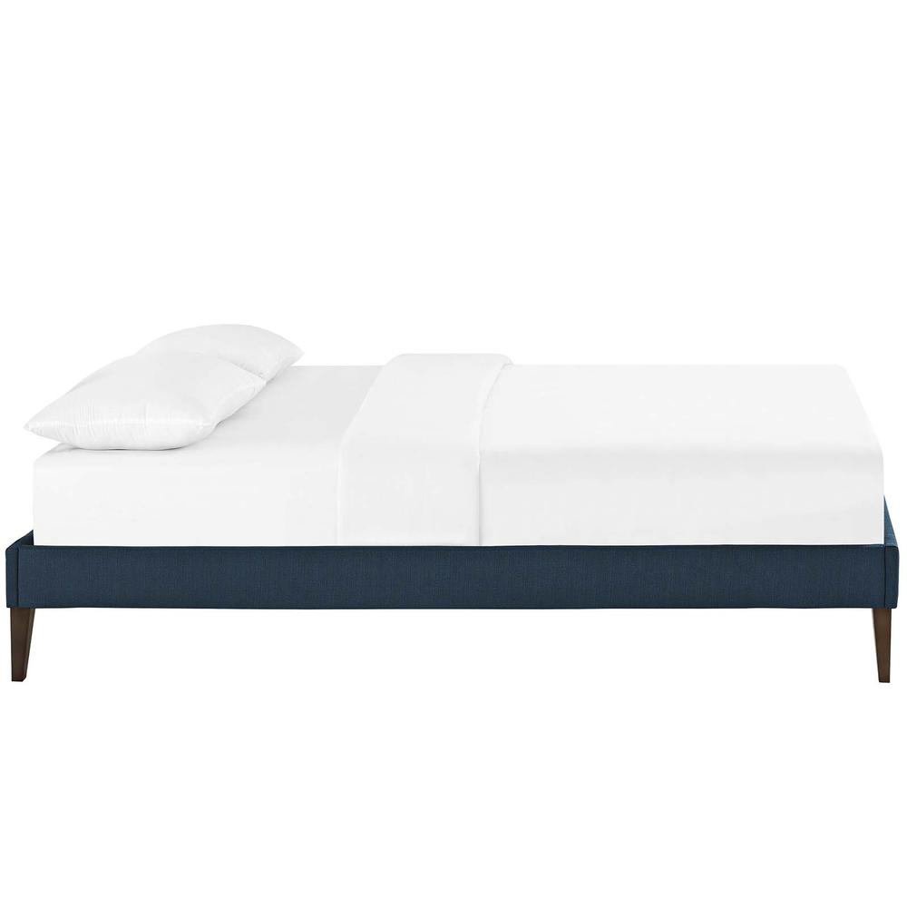 Tessie Full Bed Frame with Squared Tapered Legs. Picture 4