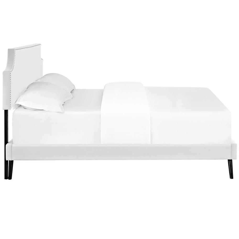 Corene Full Platform Bed with Round Splayed Legs. Picture 5