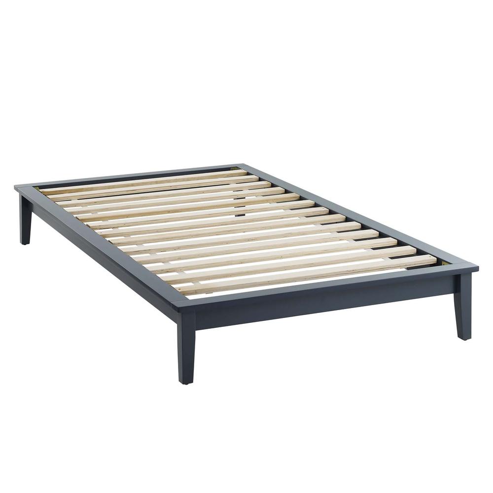 Lodge Twin Wood Platform Bed Frame. Picture 2