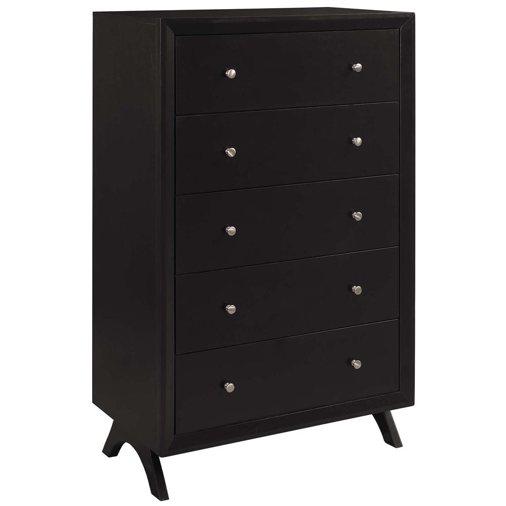 Providence Five-Drawer Chest or Stand - Cappuccino MOD-6058-CAP. Picture 1