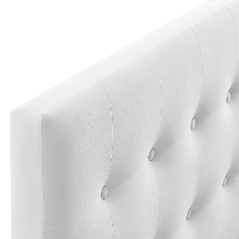 Emily King Biscuit Tufted Performance Velvet Headboard. Picture 3