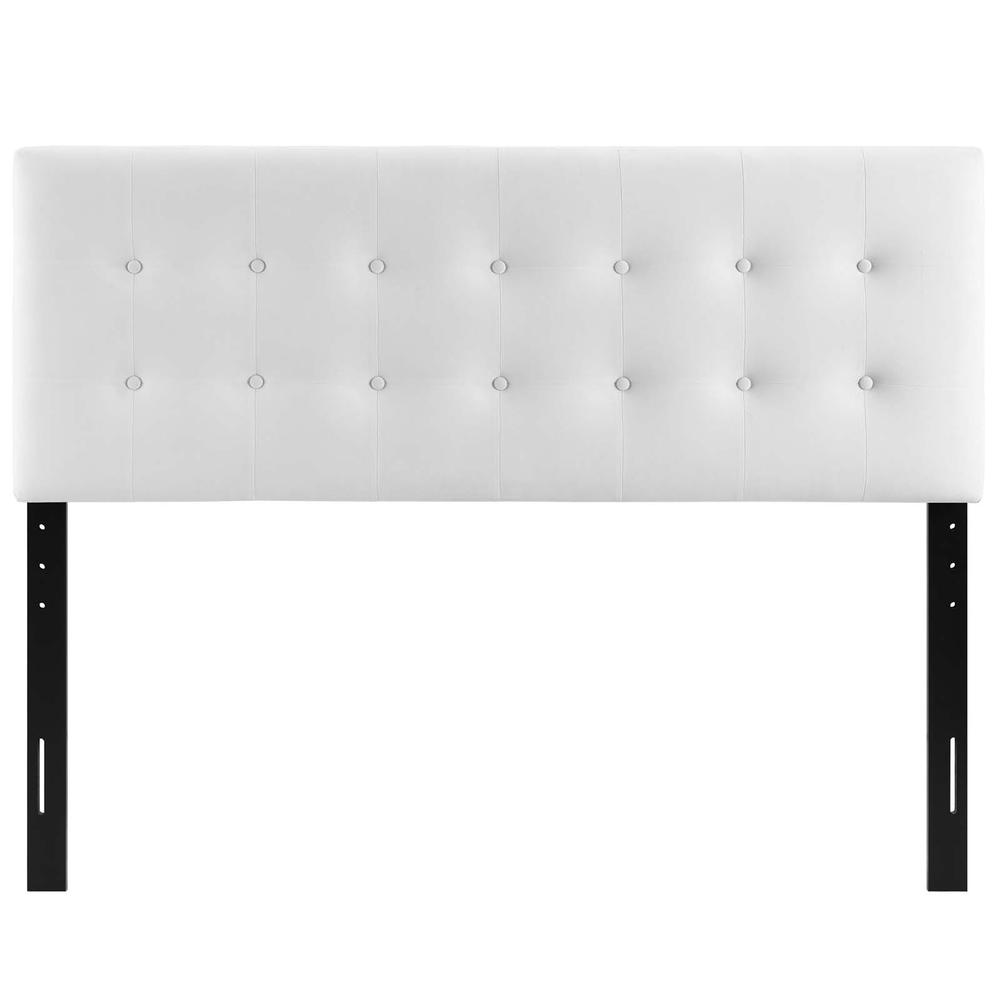 Emily King Biscuit Tufted Performance Velvet Headboard. Picture 6