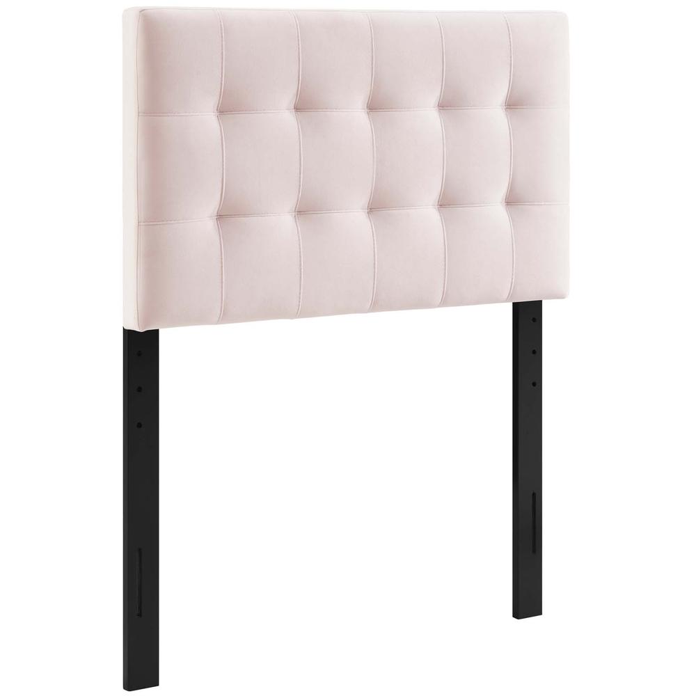 Lily Biscuit Tufted Twin Performance Velvet Headboard. Picture 1