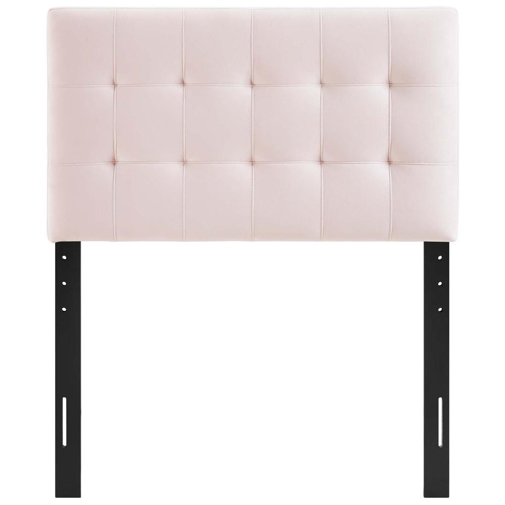 Lily Biscuit Tufted Twin Performance Velvet Headboard. Picture 3